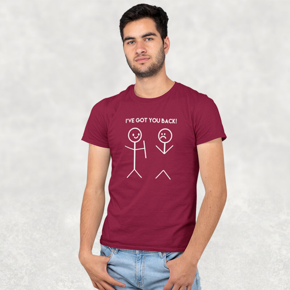 I've-got-your-back-Burundy-short-sleeve-t-shirt