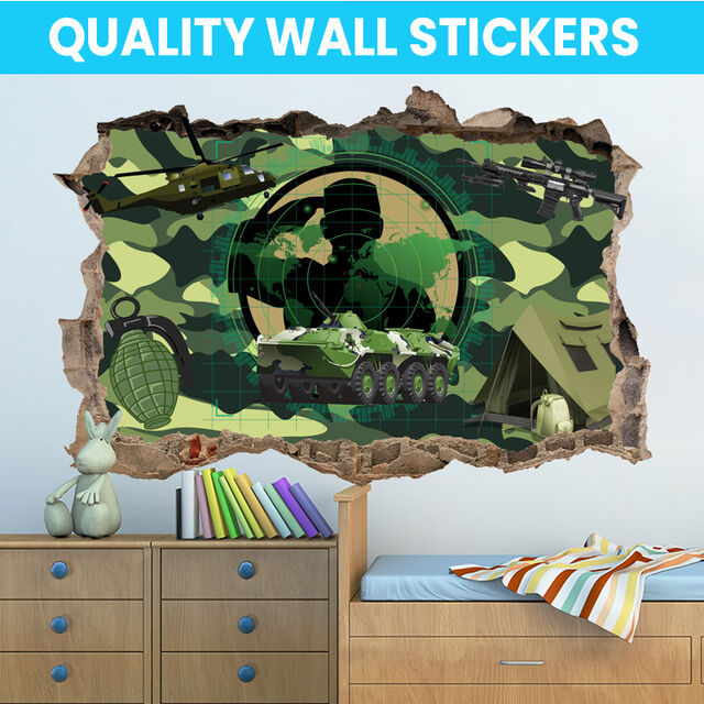 Army Wall Decal Sticker Mural Poster Print Art Home Bedroom Office Decor