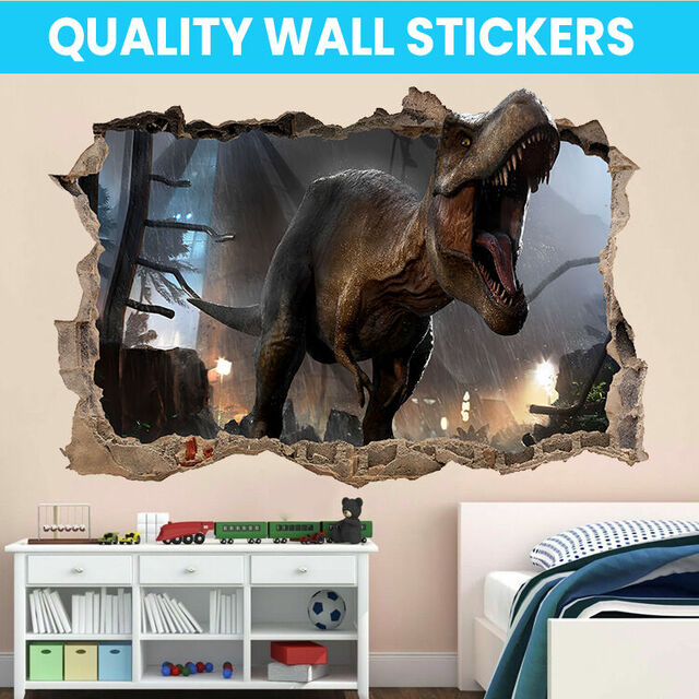 T Rex Dinosaur Wall Decal Sticker Mural Poster Print Art Home Bedroom Office Decor