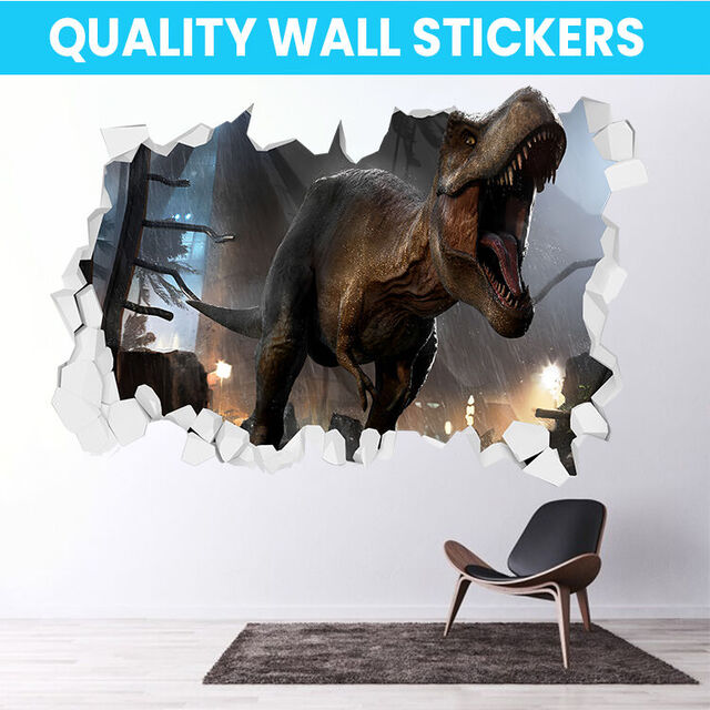 T Rex Dinosaur Wall Decal Sticker Mural Poster Print Art Home Bedroom Office Decor
