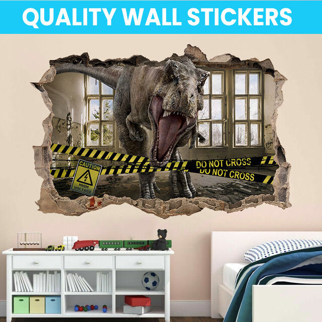 T Rex Dinosaur Wall Decal Sticker Mural Poster Print Art Home Bedroom Office Decor