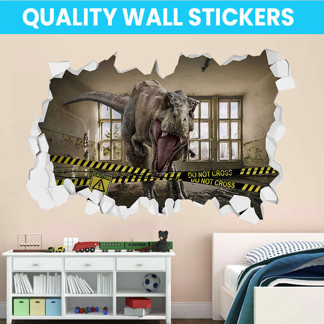 T Rex Dinosaur Wall Decal Sticker Mural Poster Print Art Home Bedroom Office Decor