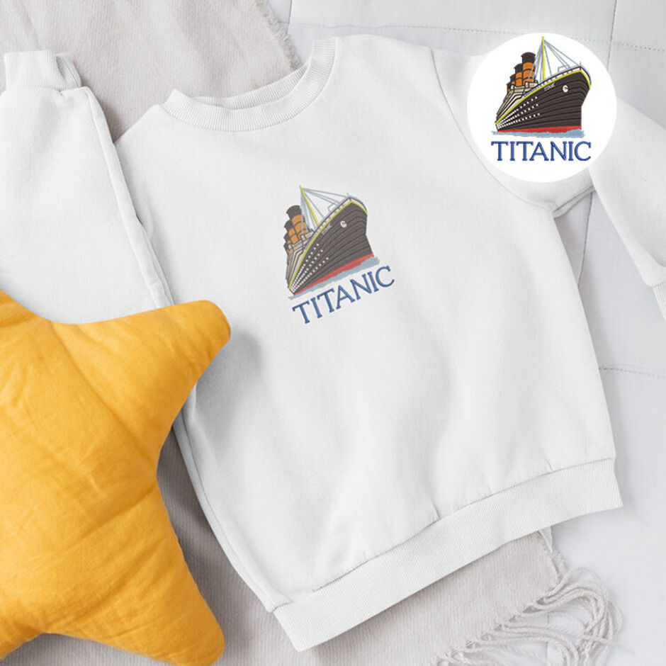 Titanic-Embroidered-Childrens-White-Sweatshirt